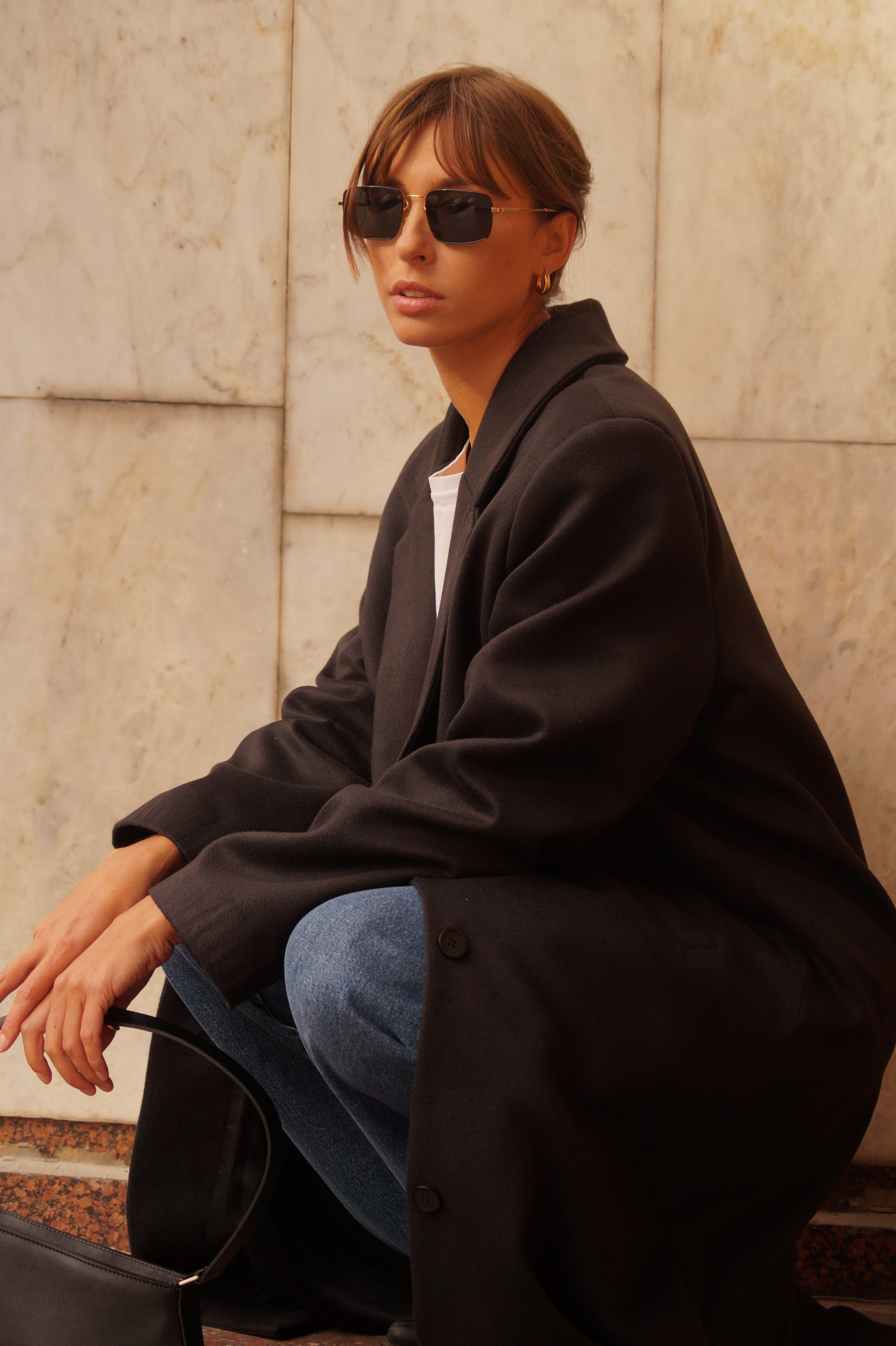 Пальто класичне чорне