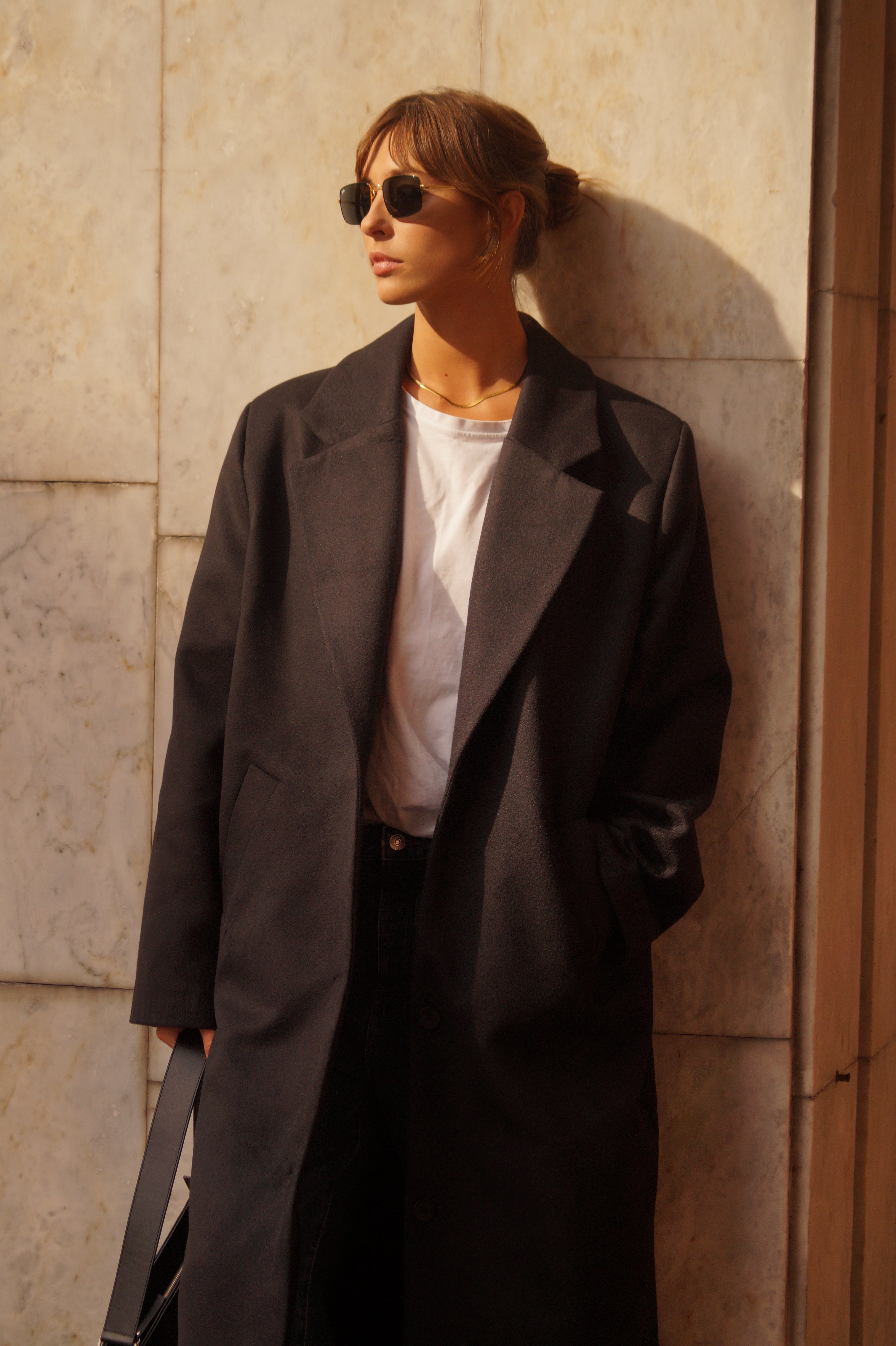 Пальто класичне чорне